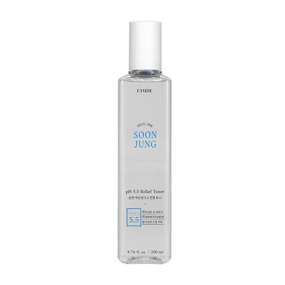 Заспокійливий тонер для обличчя Etude House Soon Jung pH 5.5 Relief Toner, 200 мл