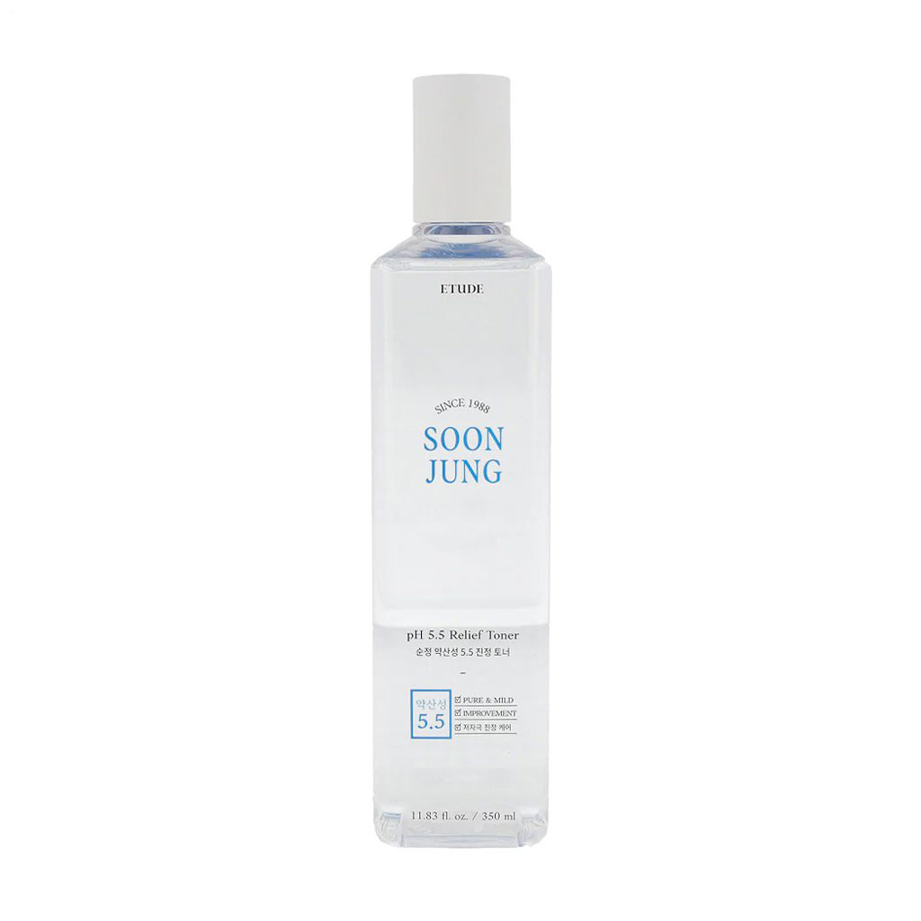 Заспокійливий тонер для обличчя Etude House Soon Jung pH 5.5 Relief Toner, 350 мл